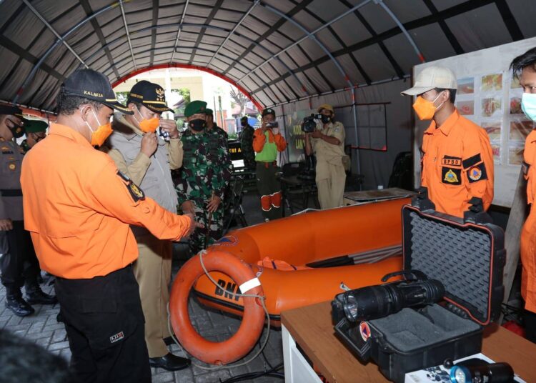 Antisipasi Bencana Hidrometeorologi di Kabupaten Lamongan, Pasukan dan Peralatan Disiapkan