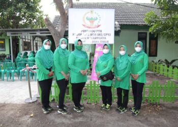 Persit Kartika Chandra Kirana Cabang XXVII Kodim 0812 Lamongan Gelar Pelayanan Posbindu PTM