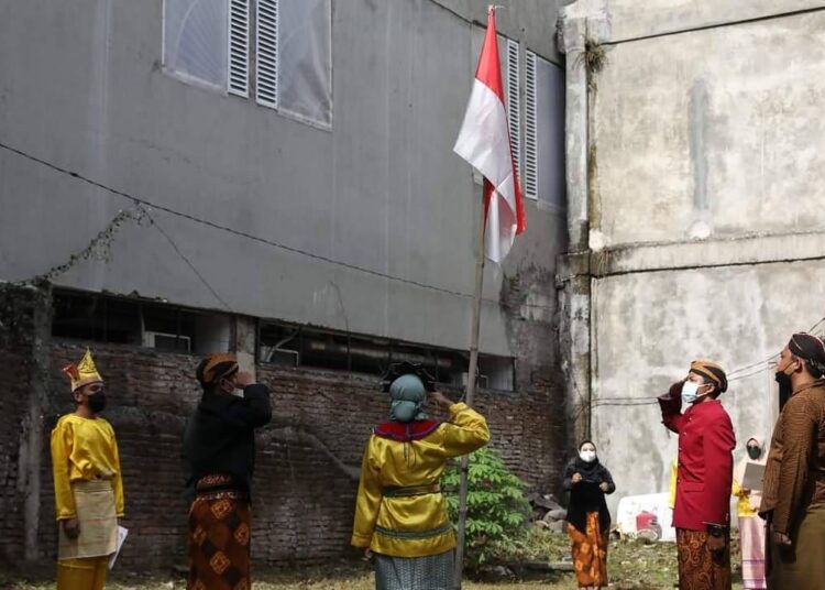 Ganjar jadi Peserta Upacara Sumpah Pemuda di Asrama Mahasiswa Aceh