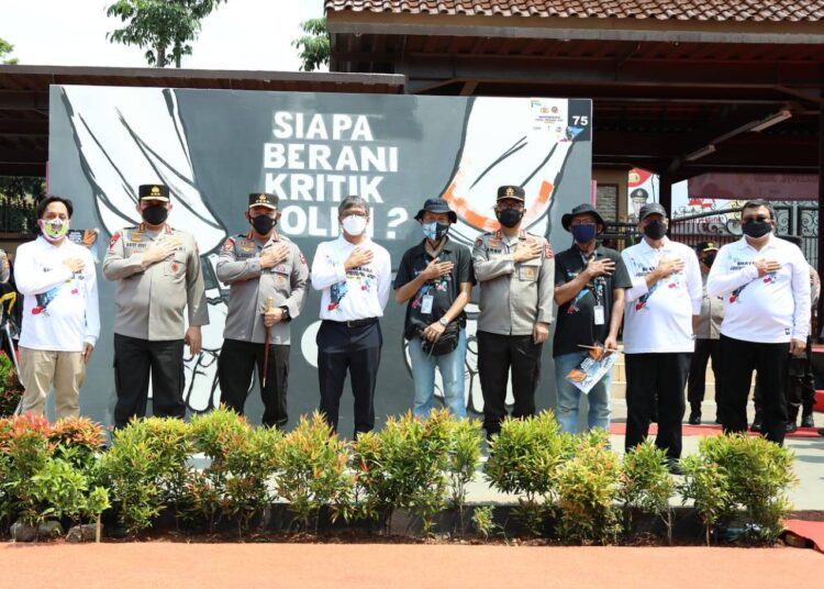Kapolri Buka Mural Bhayangkara Festival, Gelorakan semangat Hari Sumpah Pemuda, sekaligus Peringati Hari HUT Humas Polri ke-70
