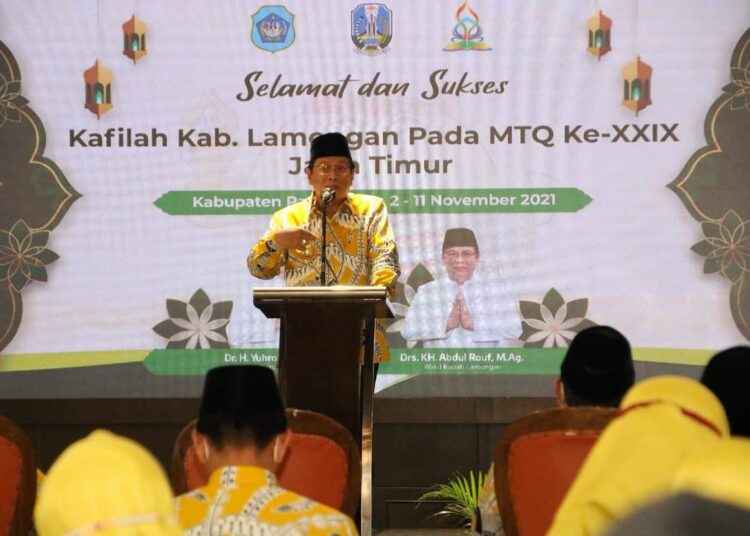 Targetkan Juara Umum, Lamongan Berangkatkan 55 Kafilah MTQ