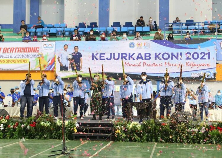 Bupati Lamongan Optimis Tingkatkan Daya Saing Atlet saat Buka Kejurkab Koni