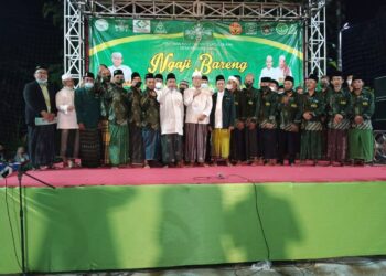 Wakil Bupati Lamongan hadiri acara Maulid Nabi Muhammad SAW, Hari Santri Nasional dan Pengukuhan PR NU Desa Kedungwangi