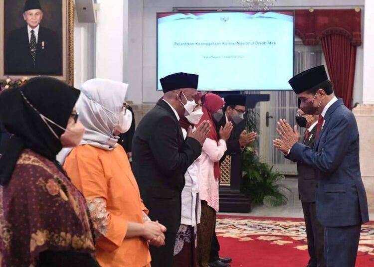 Presiden Jokowi Lantik Keanggotaan Komisi Nasional Disabilitas