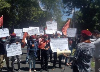 Peringati Hari HAM Internasional, PMKRI gelar aksi Mimbar Bebas