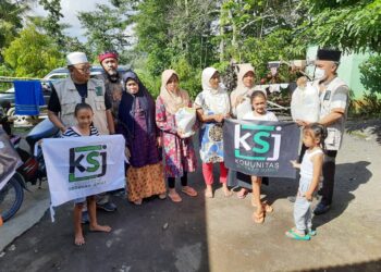 Posko KSJ Peduli Korban Erupsi Gunung Semeru Mulai Salurkan Bantuan