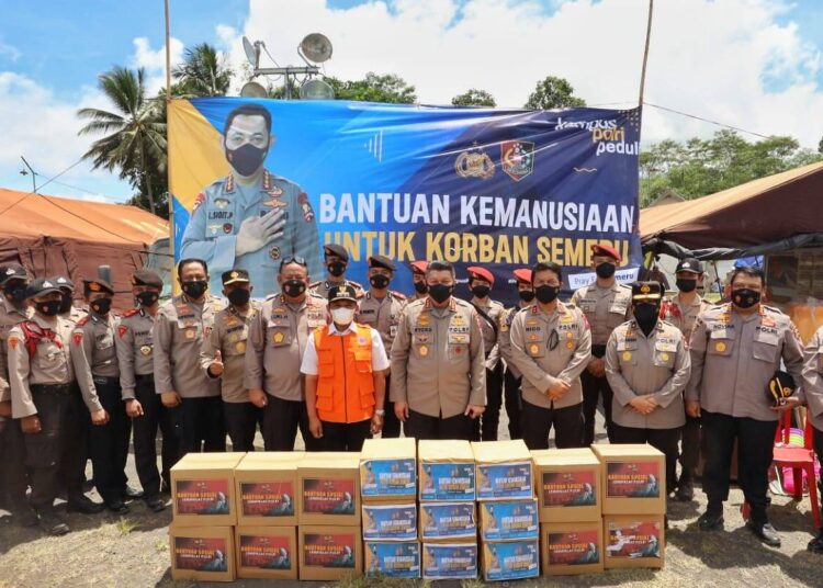 Kalemdiklat Polri Berikan Pengarahan Sesuai SOP Penanganan Bencana di Lumajang