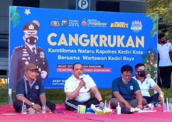 Ajang Silaturahmi Kapolres Kota Kediri Dengan Wartawan Berbagai Media Kediri Raya