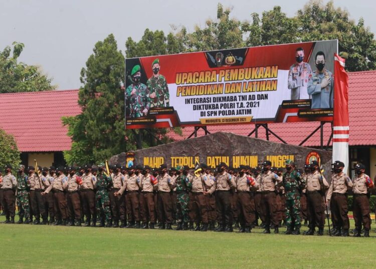 Pembukaan Pendidikan dan Latihan Integrasi Dikmaba TNI AD dan Diktukba Polri TA 2021