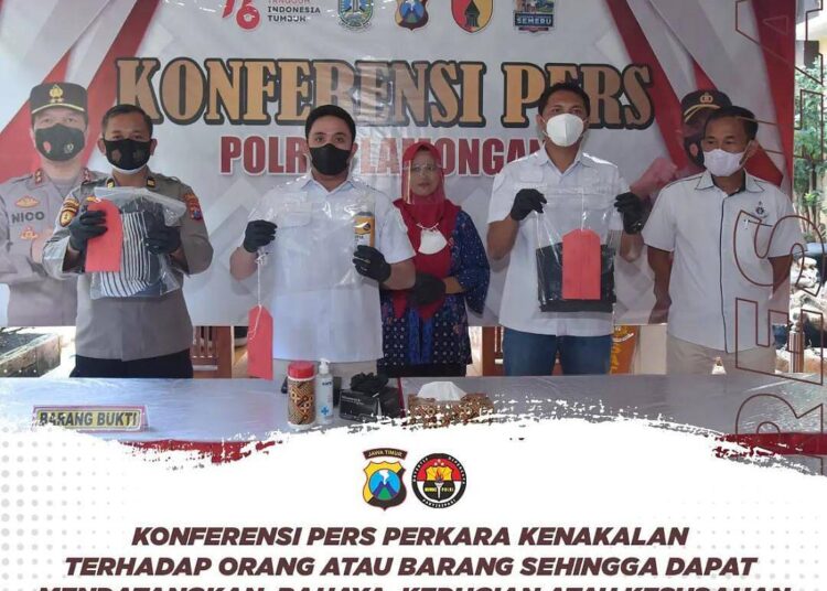 Pelaku Vandalisme Mobil Mewah Owner Vincy Glow Berhasil di Tangkap Satreskrim Polres Lamongan