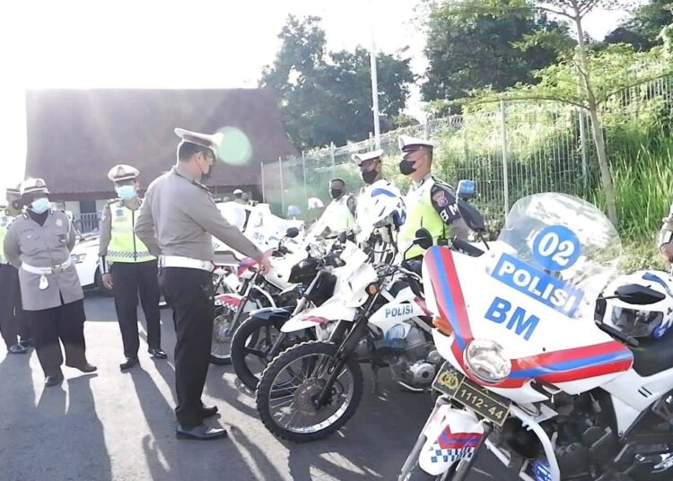 Satlantas Polresta Banyuwangi Cek Kendaraan Kesiapan Jelang Ops Lilin Semeru 2021