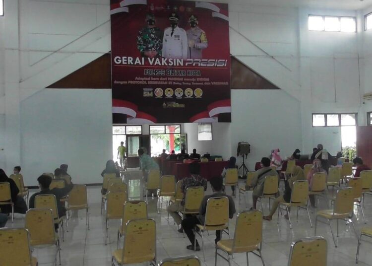 Polres Blitar Kota Mulai Gelar Vaksinasi Covid-19 untuk Anak Usia 6-11 Tahun