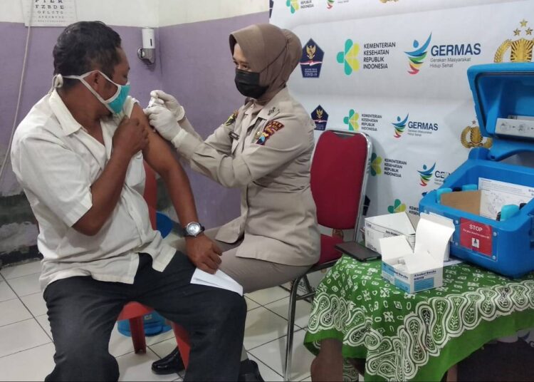 Vaksinasi Merdeka Candi Polres Magelang Kota Sasar Masyarakat Umum