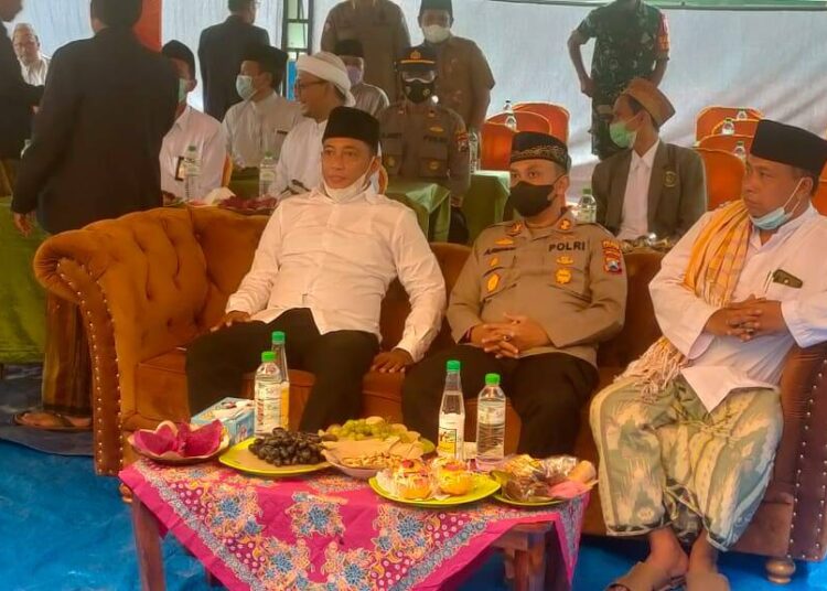 Kolaborasi Satgas Covid-19 Dan Ponpes Karang Durin Laksanakan Vaksinasi Ratusan Masyarakat Saat Haul Akbar Masyayikh Ke-IX