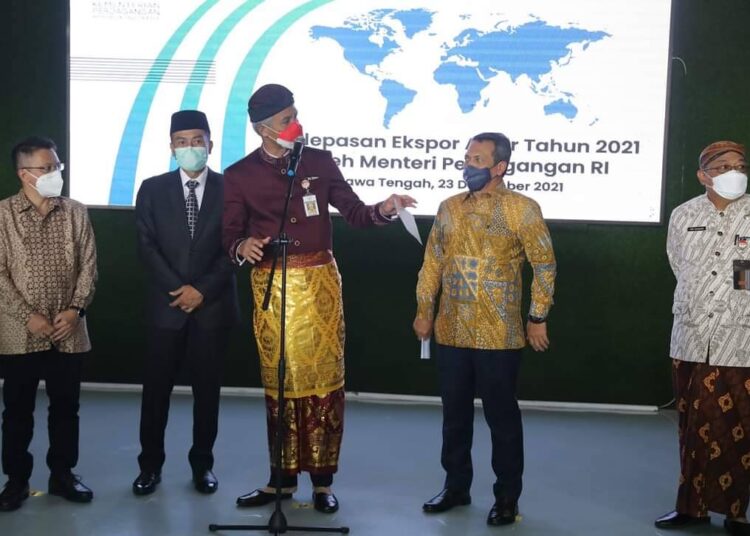 Pandemi tak menghalangi Jawa Tengah, Ganjar Pranowo Genjot Ekspor Produk Unggulan Ke Berbagai Negara di Dunia