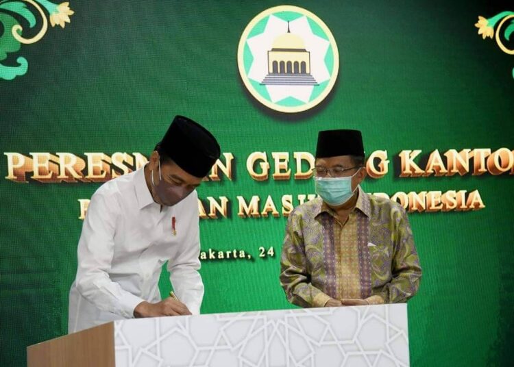 Presiden Jokowi Resmikan Gedung Kantor Pimpinan Pusat Dewan Masjid Indonesia