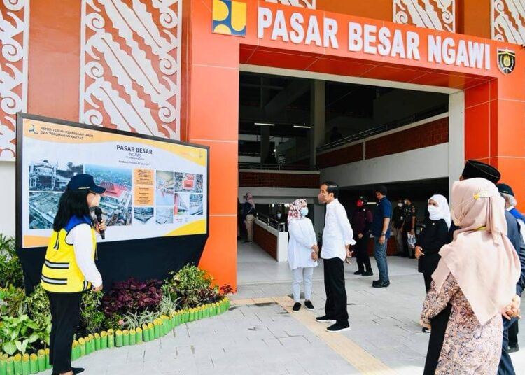 Resmikan Pasar Besar Ngawi, Presiden Berharap Jadi Pengungkit Ekonomi Masyarakat