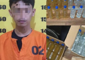 Bawa Ratusan Botol Miras, Pria Asal Kediri Kota Berhasil Ditangkap Polsek Besuki Polres Tulungagung