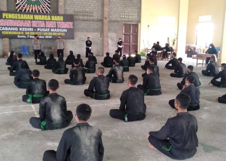 Padepokan PSHT Kediri Kota : Forkopimda berikan pesan-pesan Kamtibmas dan motivasi kepada para pesilat PSHT