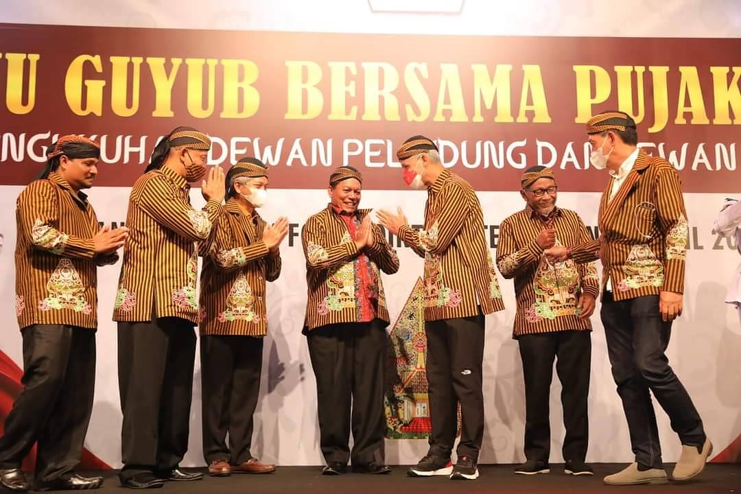 Ganjar Pranowo Dikukuhkan Sebagai Dewan Pelindung Pujakesuma di Medan
