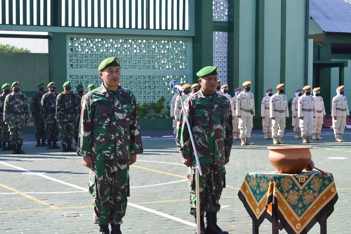 Kodim Bojonegoro Gelar Penyambutan Personel Satgas Apter Papua