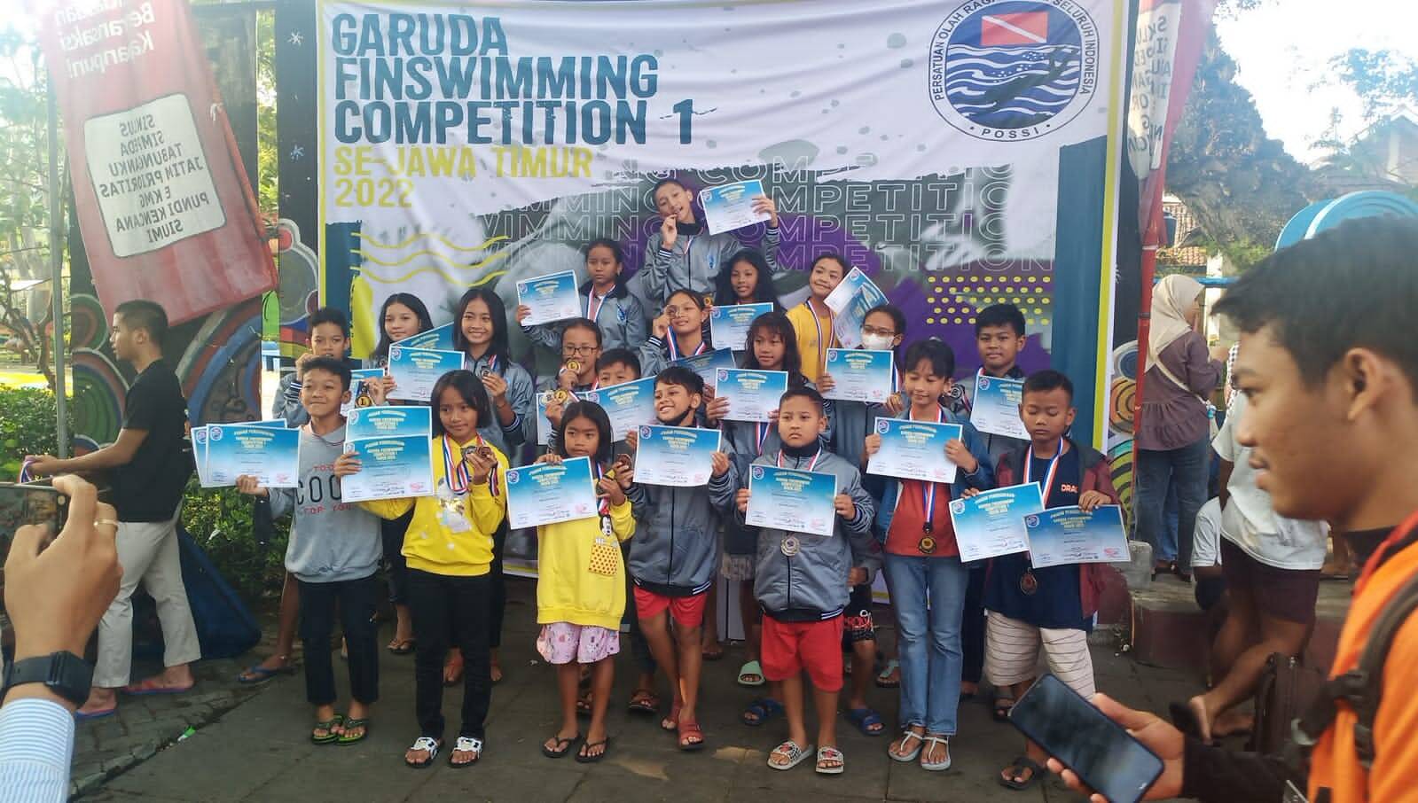 Garuda Aquatic Sukses Menggelar Garuda Finswimming Competition 1 2022