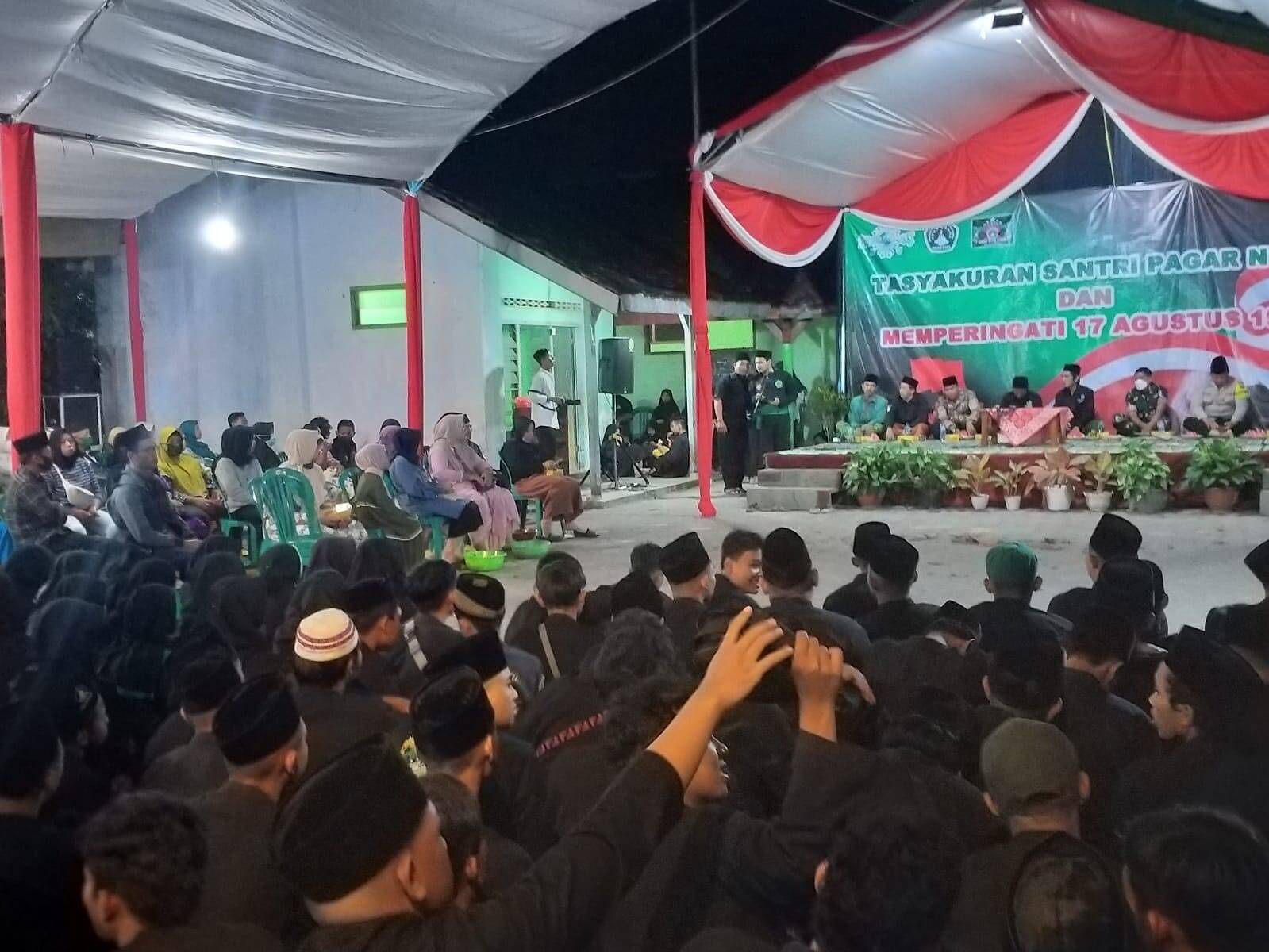 Momentum Kemerdekaan, Santri Pagar Nusa Tasyakuran dan Prosesi Pengesahan Anggota