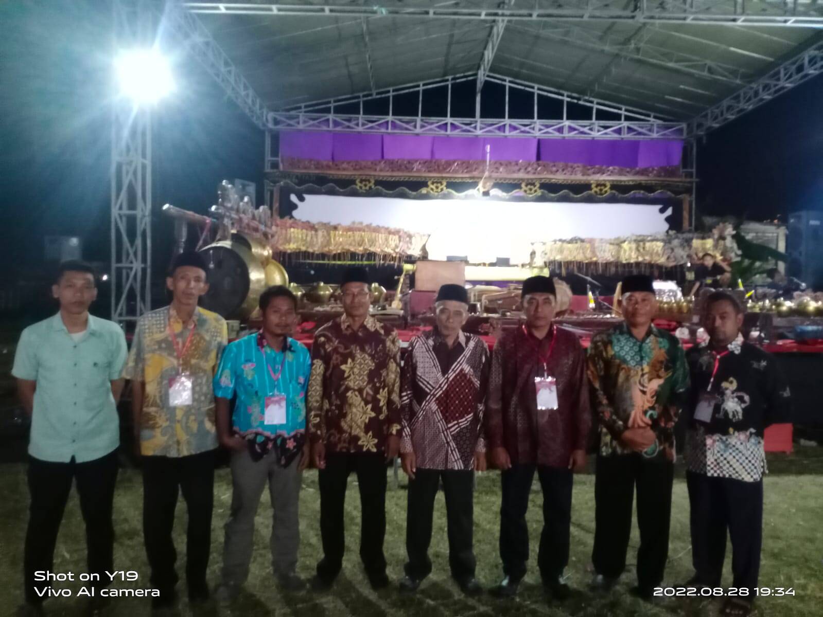 Pemdes Tritunggal Lamongan Gelar Malam Resepsi HUT ke-77 RI