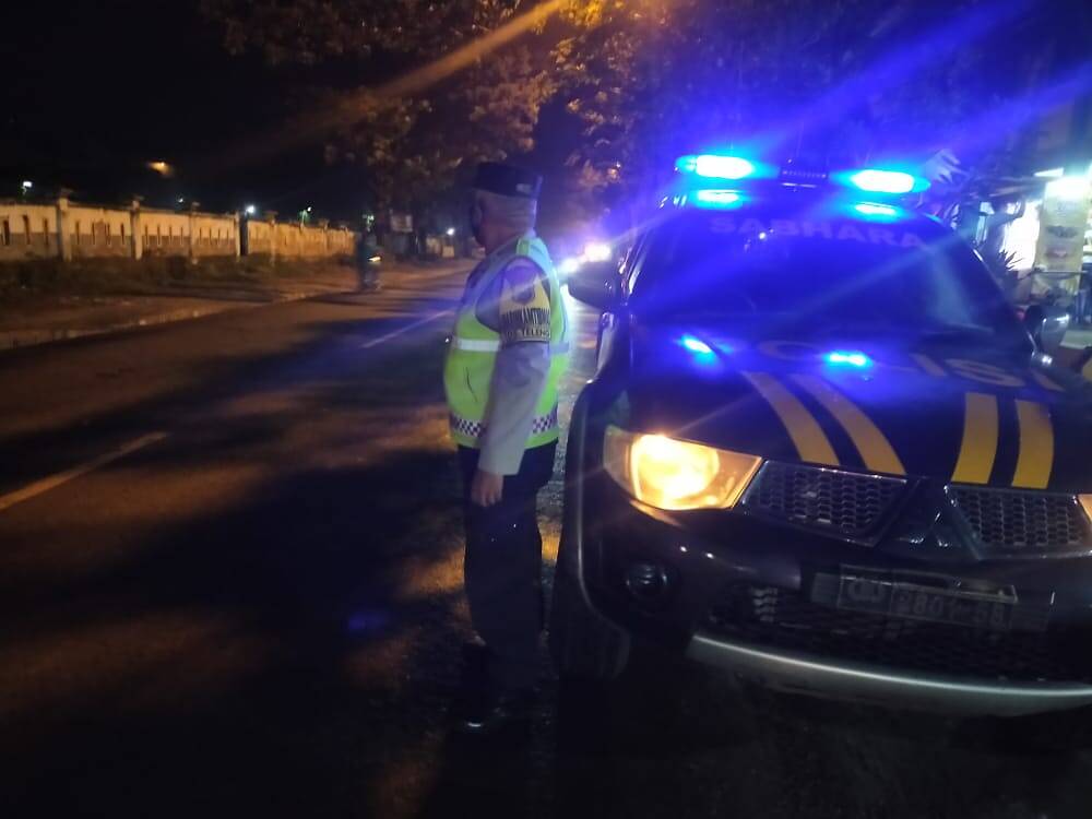 Polsek Sumberrejo Intensifkan Patroli Malam “Langit Biru”, Sasar Jalur Sepi