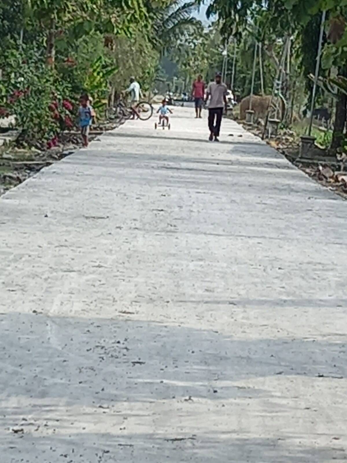 Jalan Poros Desa Sidorejo Padangan Sudah Nglenyer