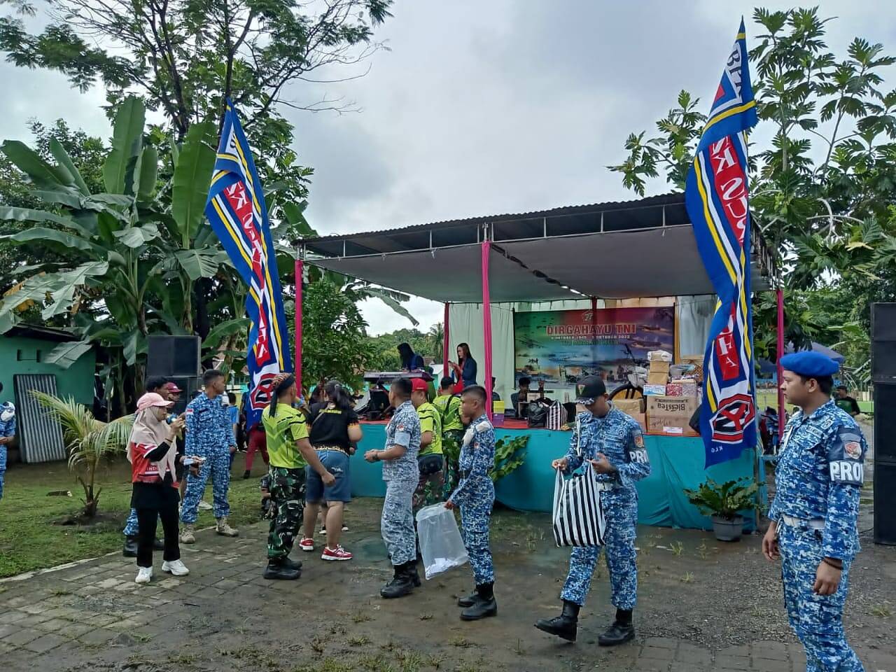 FKBN Purbalingga dan Koramil 02 Kaligondang Sinergi Meriahkan HUT ke-77 TNI