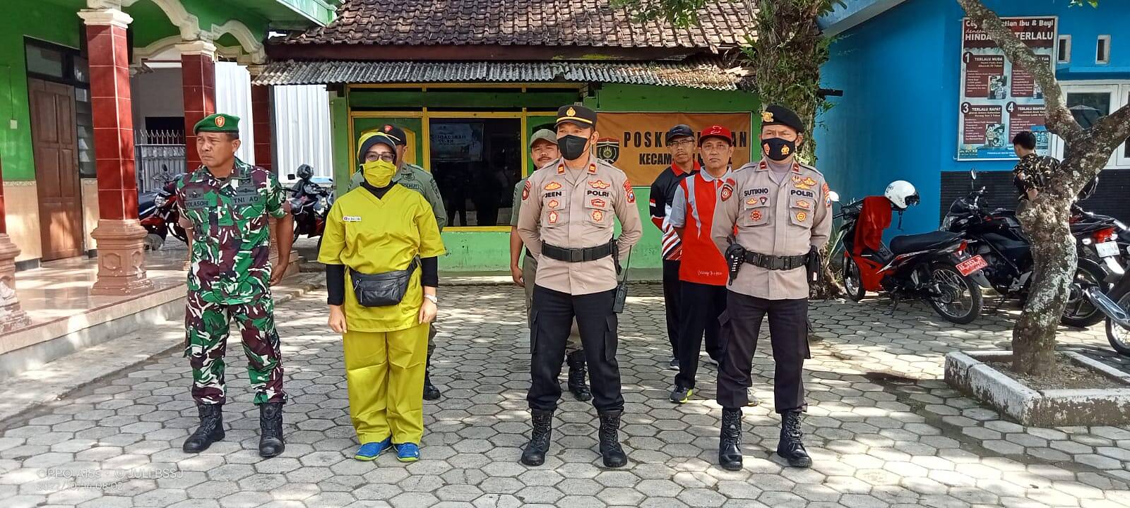 Polsek Kendal kegiatan Apel Kesiapsiagaan penanggulangan bencana