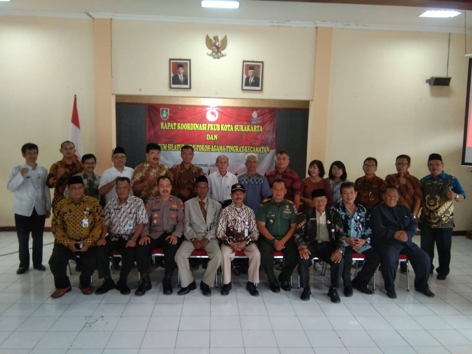 Danramil 03/Serengan Hadiri Rakor FKUB di Wilayah Binaannya