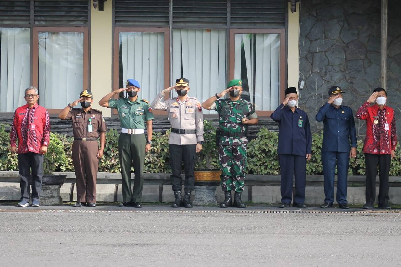 Dandim Sragen Hadiri Apel Kesiapsiagaan Bencana Alam