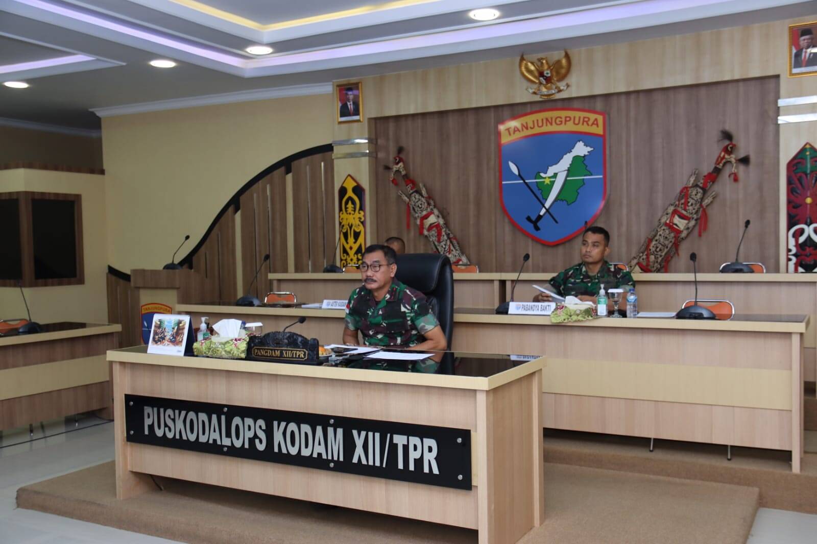 Pangdam XII/Tpr Ikuti Vicon Bersama Kasad