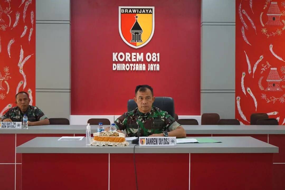 Danrem 081/DSJ Terima Arahan dari Kasad Tentang Program Babinsa Masuk Dapur