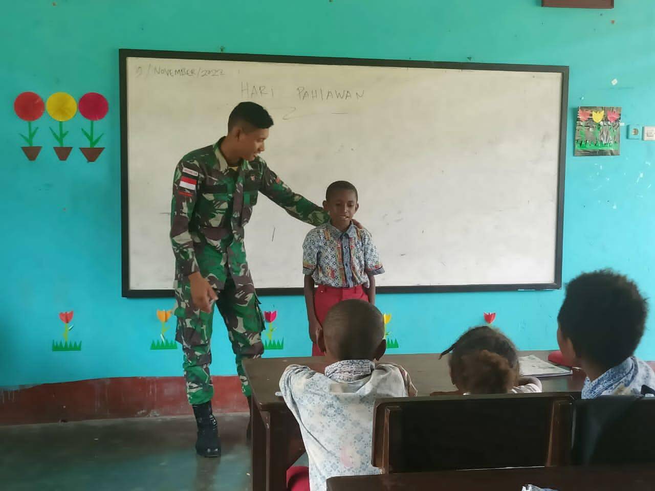 Memperinganti 10 November, Prajurit Bima Sakti Ajarkan Keteladanan Para Pahlawan