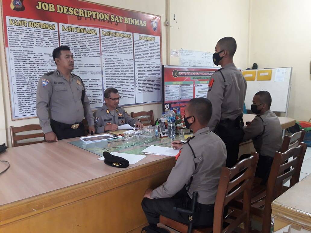 Tingkatkan Ilmu Kepolisian, Siswa Diktukba Polri Gel II SPN Hinai Laksanakan Latihan Kerja Di Mapolresta Deli Serdang