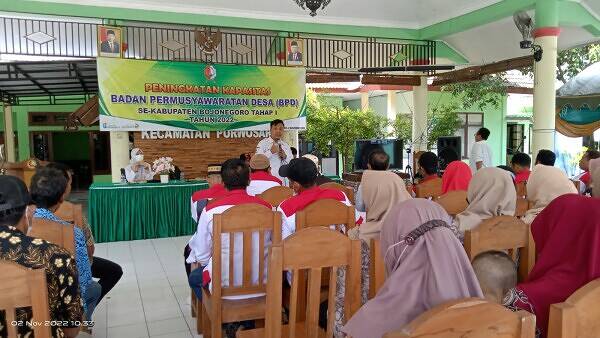 DPMD Bojonegoro Gelar Peningkatan Kapasitas BPD di Porwosari