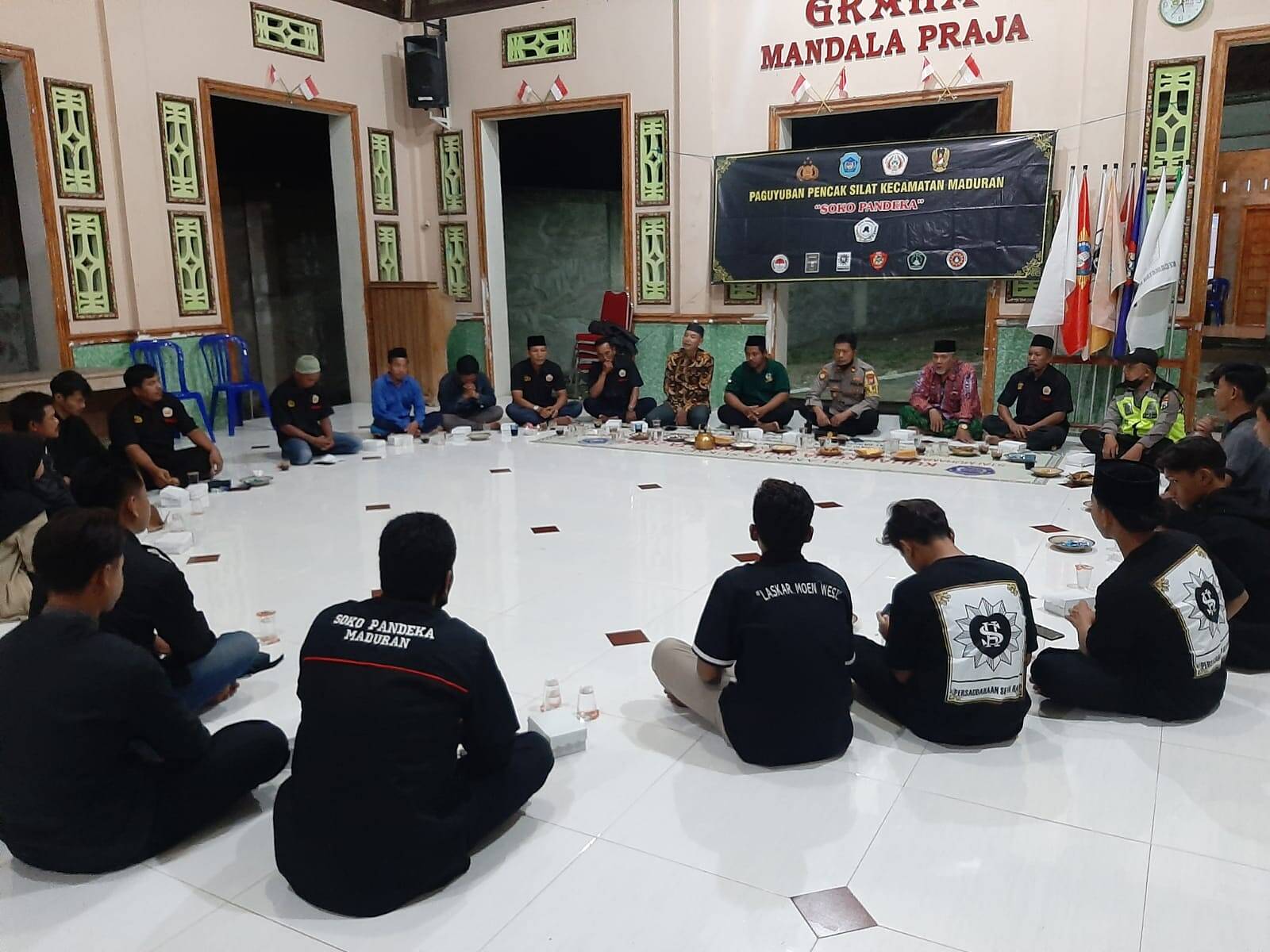 Cangkrukan Kamtibmas Bersama Soko Pandeka, Kapolsek Maduran Sampaikan Ini