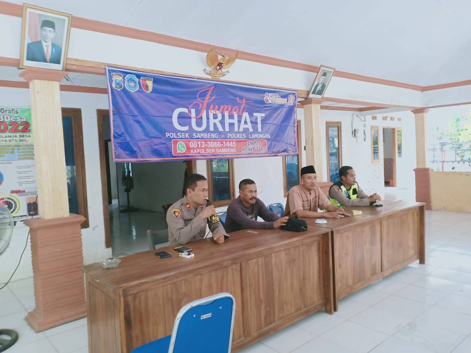 Tampung Aspirasi Warga, Polsek Sambeng Gelar Jumat Curhat di Candisari