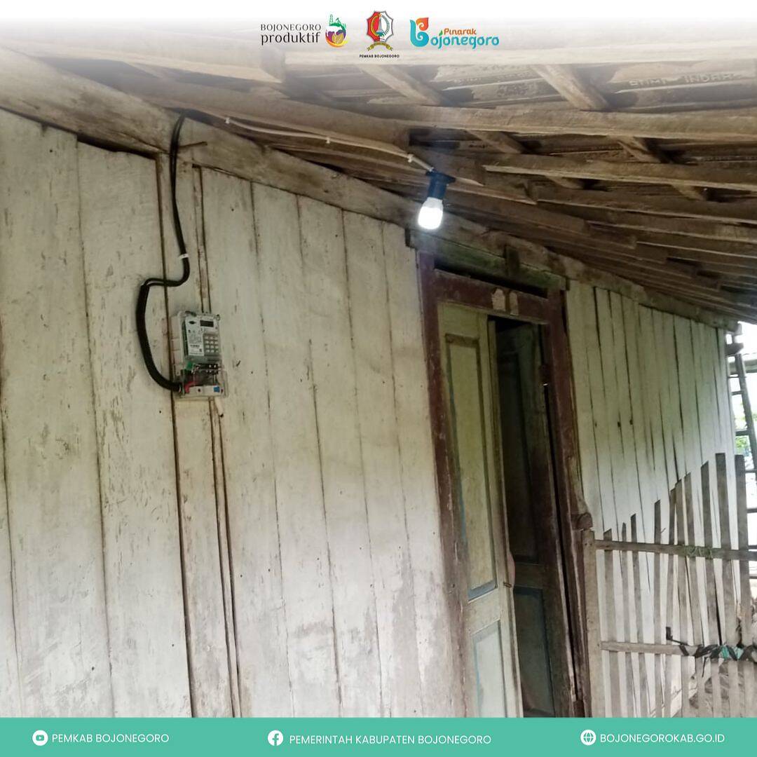 Gratis! Pemkab Bojonegoro Realisasikan 1.467 Sambungan Listrik Bagi Warga Tak Mampu