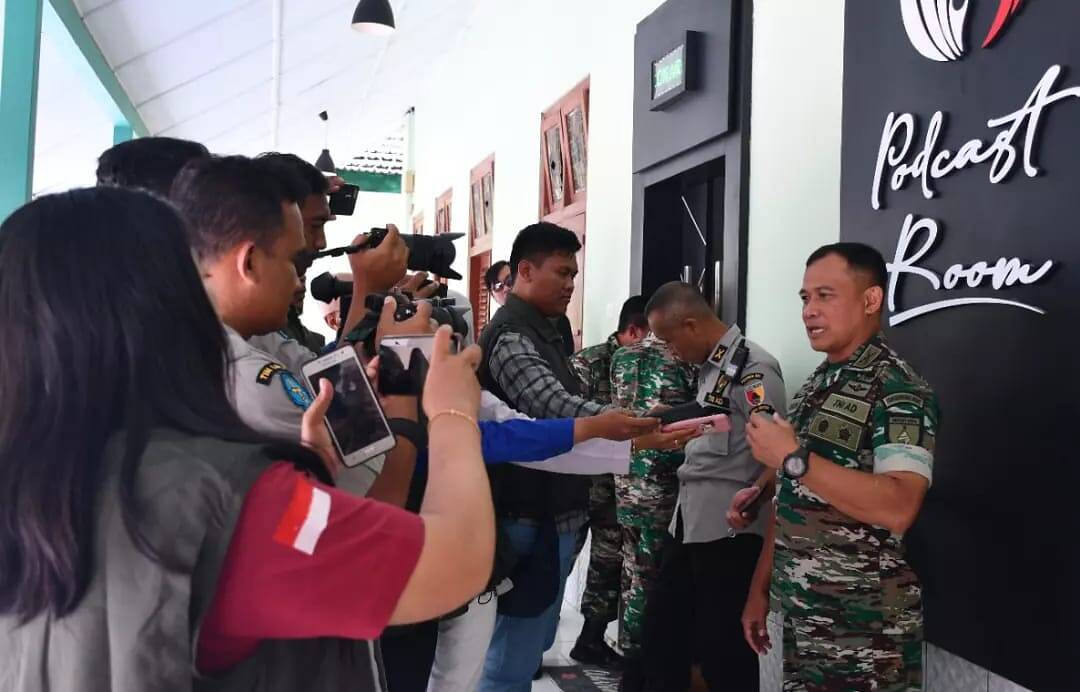 HUT ke-72 Penerangan TNI AD, Korem 081/DSJ Tatap Muka dengan Insan Media di Jawa Timur