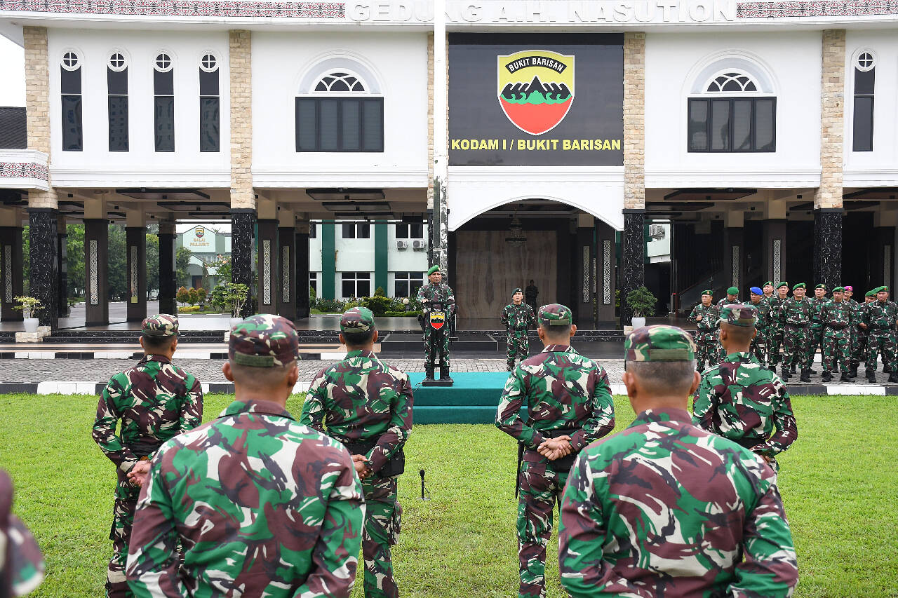 Pangdam I/BB: Kami Bangga Menerima Kedatangan Satgas Apter dari Kodam XVIII