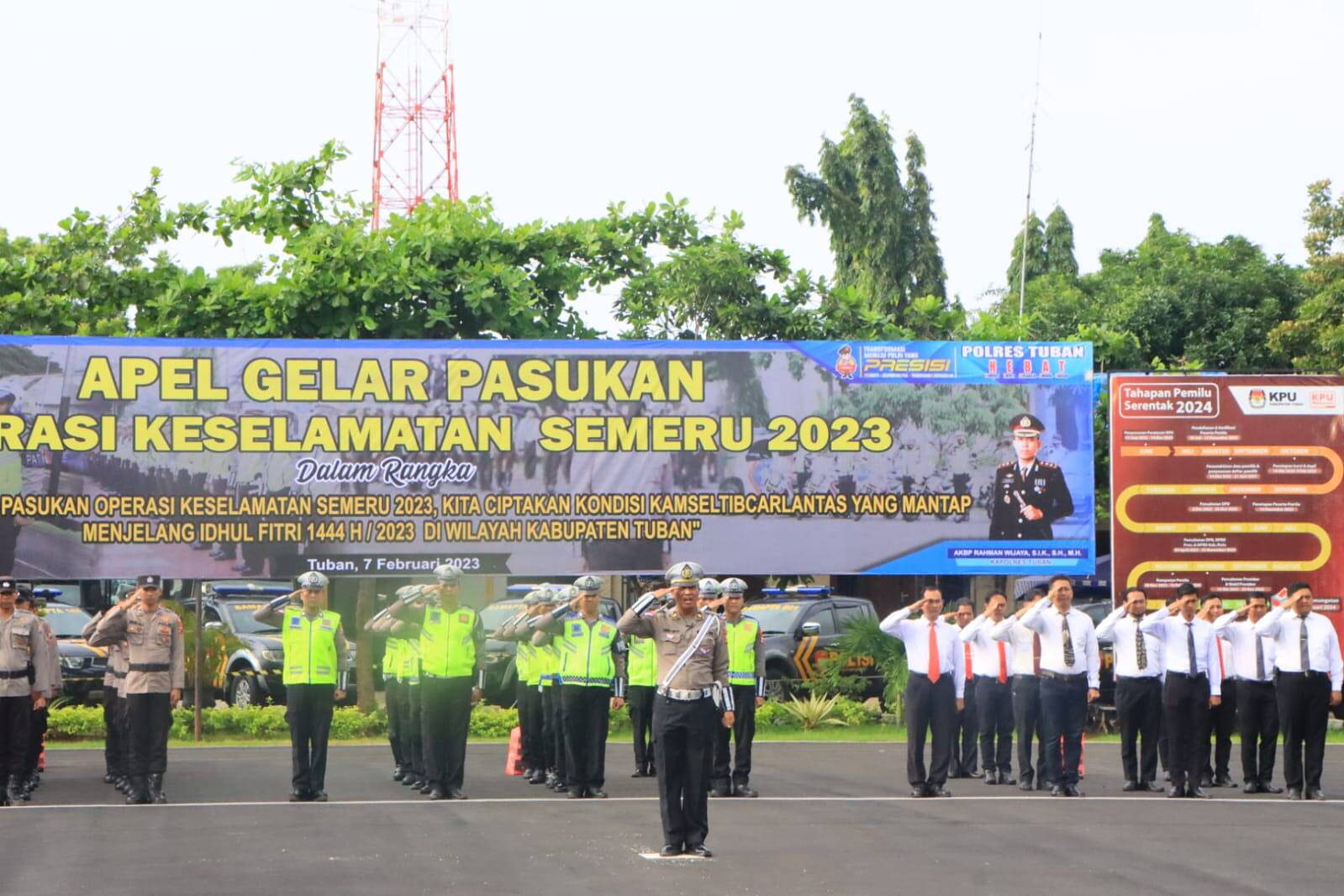 Polres Tuban Gelar Operasi Keselamatan Semeru 2023