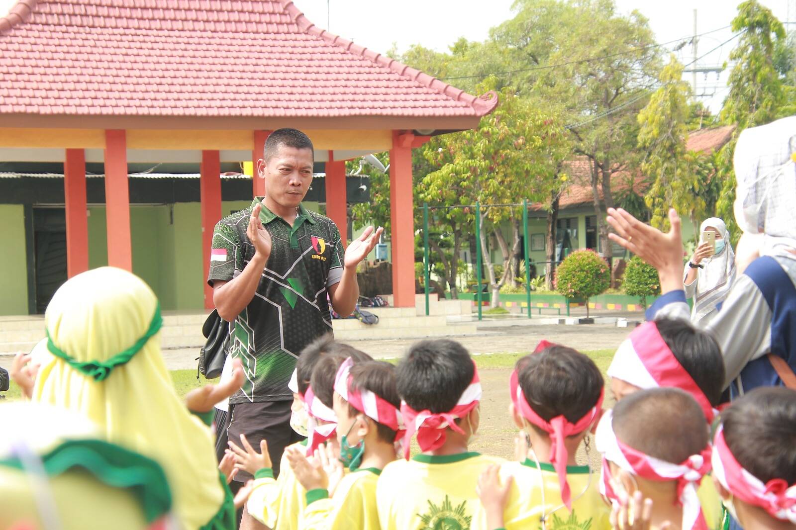 Study Visit Tematik, Kodim 0812/Lamongan Diserbu Siswa-siswi TK Aisyiyah Bustanul Athfal Made 2