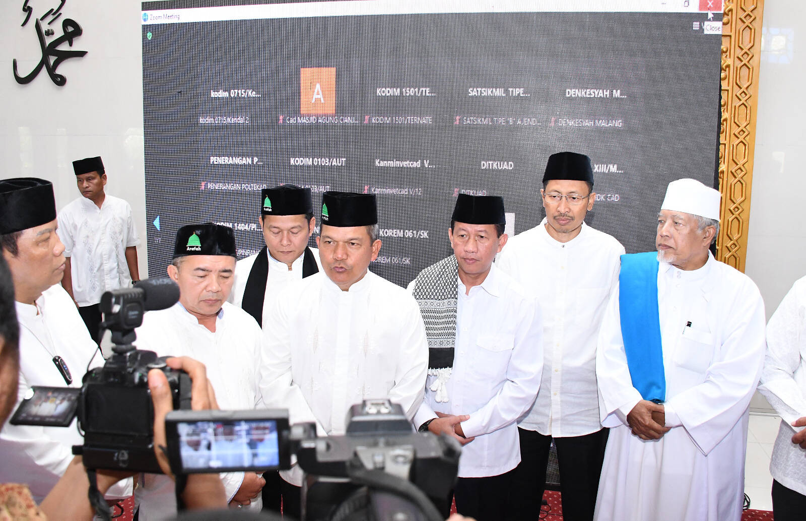 Pangdam I/BB Ikuti Istighosah Kubro Isra’ Mi’raj secara Virtual Bersama Wapres RI dan Kasad