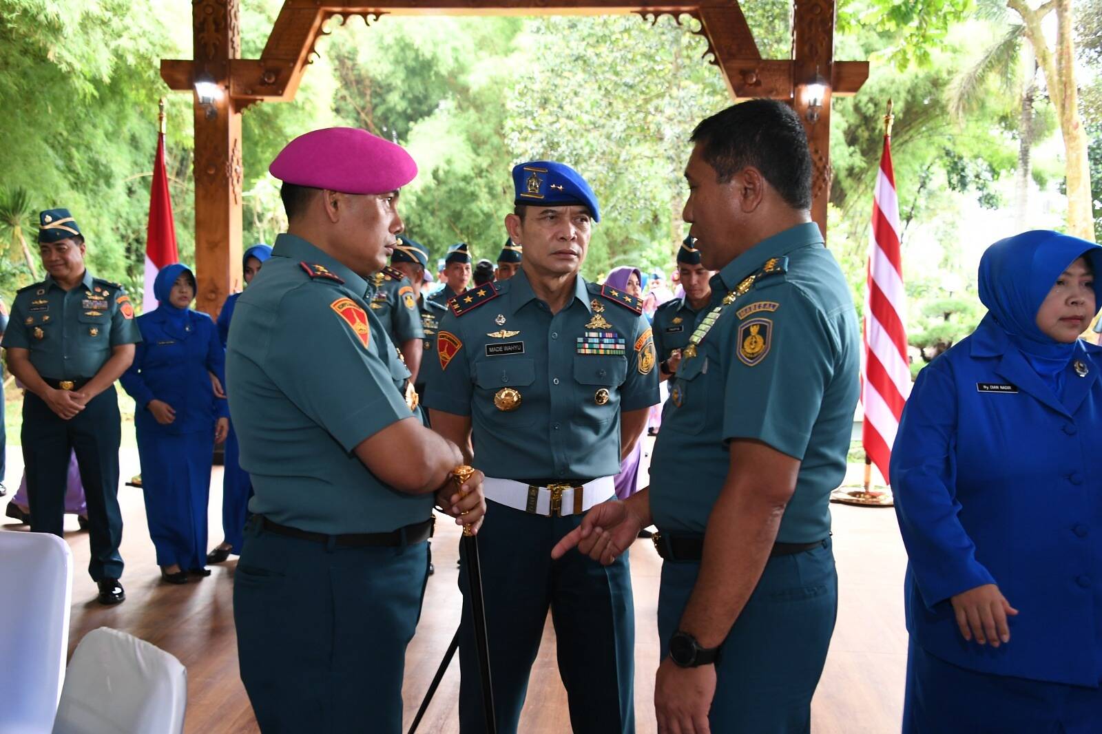 Gubernur AAL Laporan Kenkat Pati kepada Wakasal