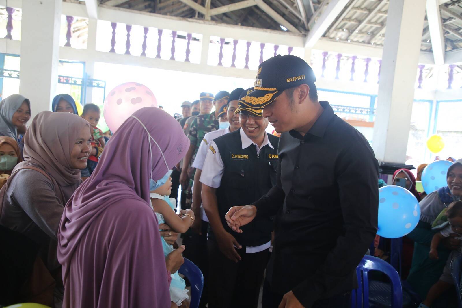 Mas Bupati Kunjungi Ibu-ibu Sosialisasi Pencegahan Stunting 