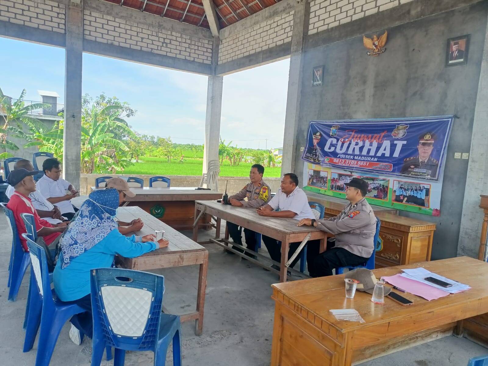 Kapolsek Maduran: Hubungi Kami Jika Ada Gangguan Kamtibmas
